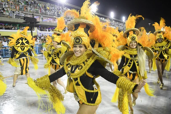 Río Janeiro Febrero 2020 Desfile Las Escuelas Samba Durante Carnaval — Foto de Stock