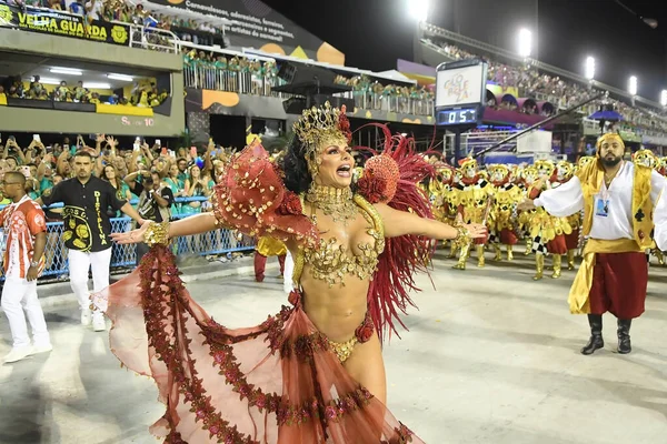 Rio Janeiro February 2020 Parade Samba Schools Carnival Rio Janeiro — Stock Photo, Image