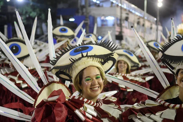 Rio Janeiro Février 2020 Parade Des Écoles Samba Pendant Carnaval — Photo