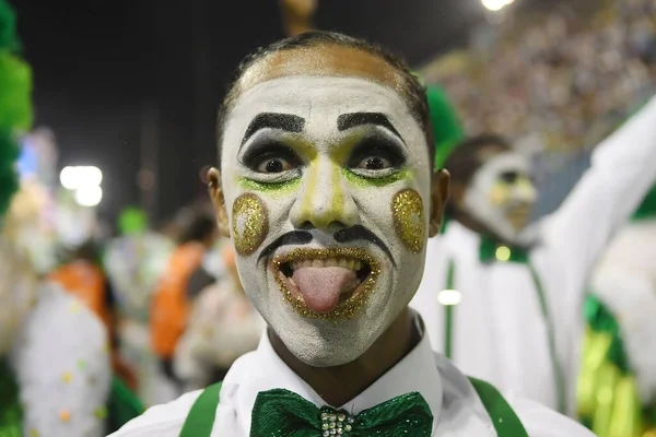 Рио Жанейро Бразилия Марта 2020 Parade Imperatriz Leopoldinense Samba School — стоковое фото