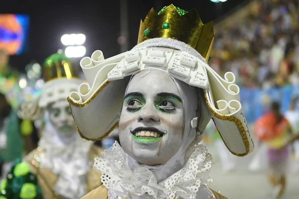 Rio Janeiro Brasil Março 2020 Desfile Escola Samba Imperio Tijuca — Fotografia de Stock