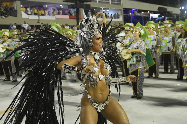 Rio Janeiro Brasilien März 2020 Parade Der Sambaschule Imperio Tijuca — Stockfoto