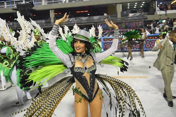 Río Janeiro Brasil Marzo 2020 Desfile Escuela Samba Imperio Serrano — Foto de Stock