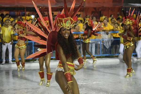 Rio Janeiro Brazilië Maart 2020 Parade Van Samba School Renascer — Stockfoto