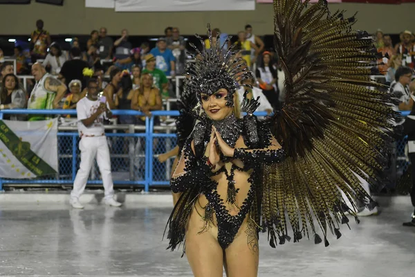 Rio Janeiro Brasilien März 2020 Parade Der Sambaschule Renascer Jacarepagua — Stockfoto