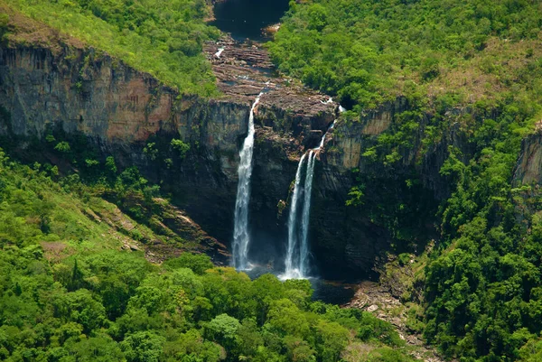São Jorge Novembro 2016 Vista Das Cachoeiras Dos Saltos Mirante — Fotografia de Stock