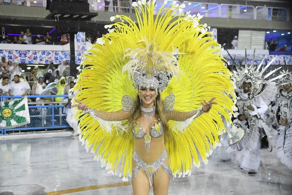 Rio Janeiro Brazil March 2020 Parade Samba School Unidos Ponte — Stock Photo, Image