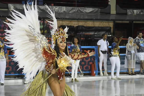 Rio Janeiro Brasil Março 2020 Desfile Escola Samba Unidos Ponte — Fotografia de Stock