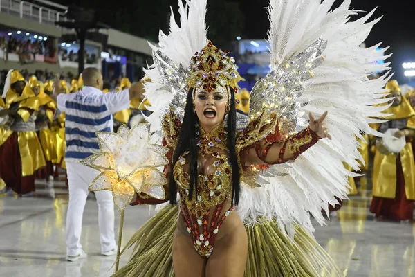 Rio Janeiro Brazilië Maart 2020 Parade Van Samba School Unidos — Stockfoto
