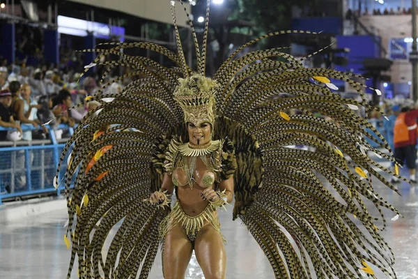 Rio Janeiro Brasilien März 2020 Parade Der Sambaschule Unidos Porto — Stockfoto