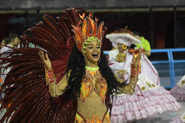 Rio Janeiro Brazylia Marca 2020 Parada Szkolnych Unidos Porto Pedra — Zdjęcie stockowe