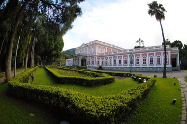 Petropolis, Brezilya, 29 Nisan 2011.İmparatorluk Müzesi, Rio de Janeiro eyaletinin Petropolis şehrinin tarihi merkezinde yer almaktadır..