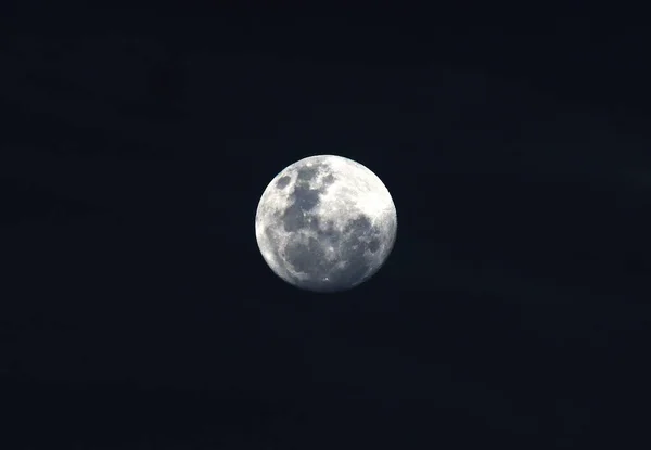 Luna Plina Vazuta Din Partea Vest Orasului Rio Janeiro Brazilia — Fotografie, imagine de stoc