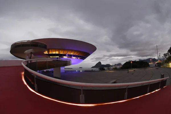 Niteroi Brasil Setembro 2019 Museu Arte Contemporânea Mac Niteroi Recebe — Fotografia de Stock