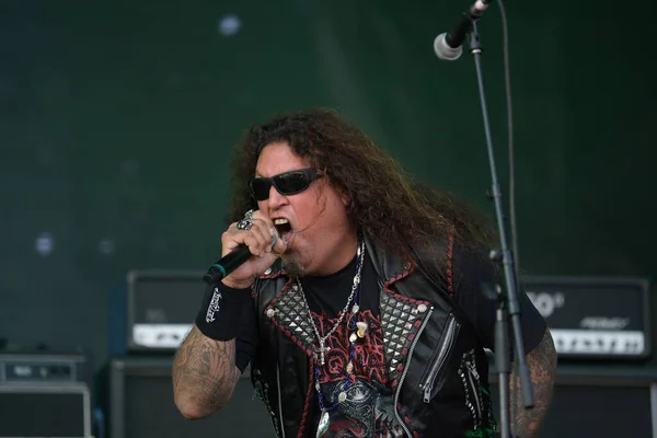 Rio Janeiro Brazil October 2019 Lead Singer Chuck Billy Trash — Stock Photo, Image