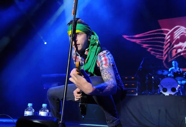 Río Janeiro Brasil Septiembre 2012 Cantante Guitarrista Tom Fletcher Banda — Foto de Stock