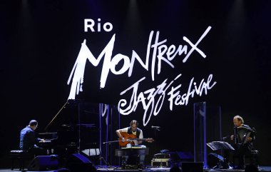 Rio de Janeiro, Brezilya, 6 Haziran 2019. Amerikalı gitarist Al Di Meola Rio Montreux Caz Festivali 'nde Rio de Janeiro' da verdiği konserde.