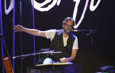 Rio de Janeiro, Brezilya, 6 Haziran 2019. Amerikalı gitarist Al Di Meola Rio Montreux Caz Festivali 'nde Rio de Janeiro' da verdiği konserde.