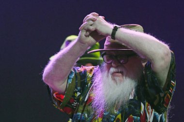 Rio de Janeiro, Brezilya, 8 Haziran 2019. Çok enstrümanlı Hermeto Pascoal, Rio Montreux Caz Festivali sırasında Rio de Janeiro 'da.