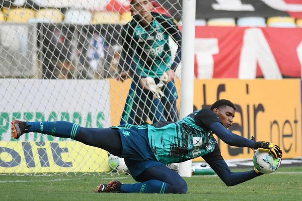 Rio Janeiro Brasil Outubro 2020 Goleiro Futebol Hugo Equipe Flamengo — Fotografia de Stock