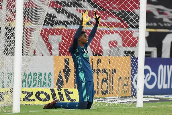 Rio Janeiro Brasil Outubro 2020 Goleiro Futebol Hugo Equipe Flamengo — Fotografia de Stock