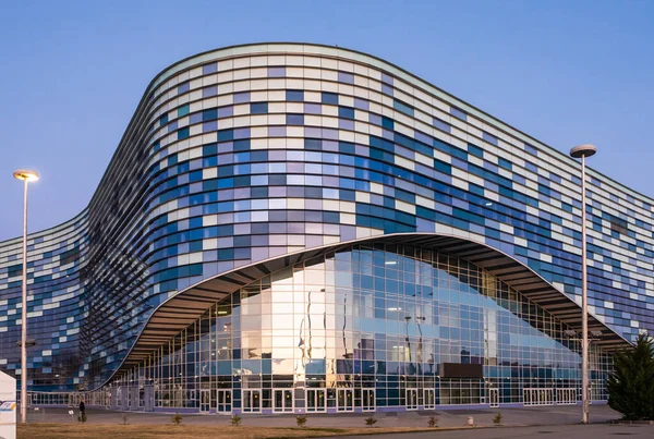 Sochi, Rusya - 4 Mart 2020: Olimpiyat Parkı Sochi 'deki Buz Sarayı