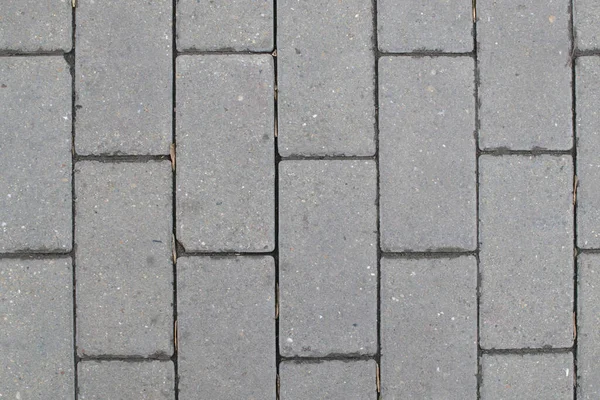 Texture Sfondo Calcestruzzo Rettangolare Piastrelle Pavimentazione Grigia — Foto Stock