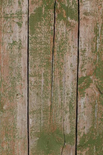 背景として古いみすぼらしい木製の緑のドアのテクスチャ — ストック写真