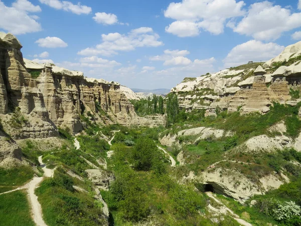 Landscape. Pigeon Valley is located between the villages of Uchisar and Goreme. Cappadocia, Turkey.