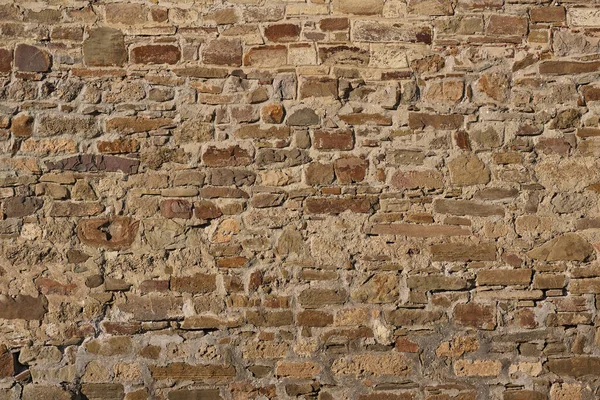 Texture Stone Brown Wall Ancient Fortress Abstract Background — Stock Photo, Image