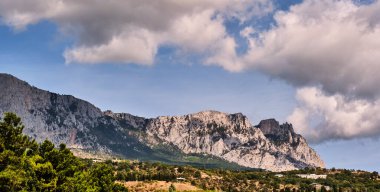 güzel dağ manzarası.
