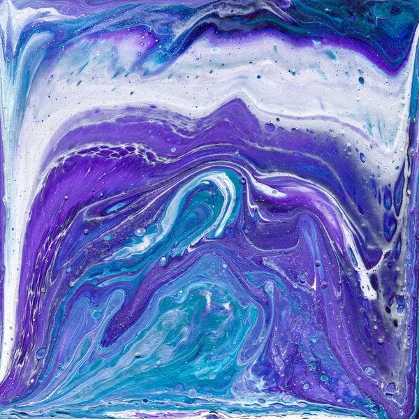 Beautiful abstract background. Acrylic pouring paints. Marble texture.