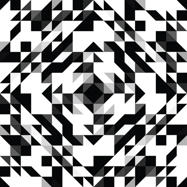 Dreieck geometrische Formen Muster. — Stockvektor