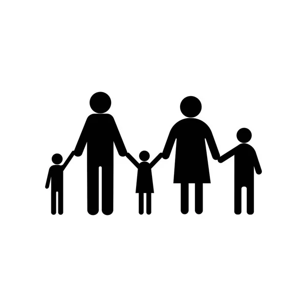 Family Silhouette Vector Icon People With Children A Pair Of Parents Holding Hands Stock Images Page Everypixel Family Silhouette Vector Icon People With Children A Pair Of Parents Holding Hands Stock Images Page Everypixel