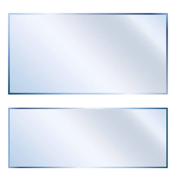 Vidrio Blanco Brillante Fondo Textura Transparente Plástico Limpio Vacío Imagen — Vector de stock