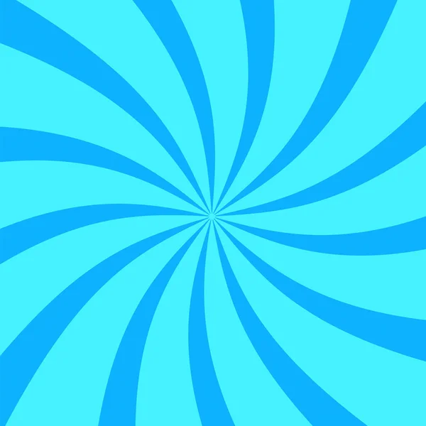 Hintergrund Sind Blaue Spiralen Vektorbild Eines Whirlpools Rotationsmuster Vintage Wirbel — Stockvektor