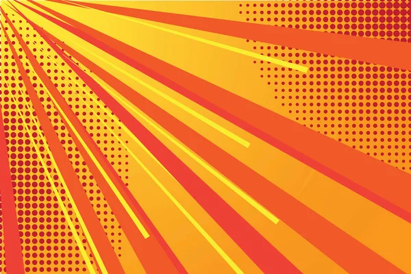 Фон Оранжевых Лучей Ретро Векторные Солнечные Лучи Желтый Взрыв Луч — стоковый вектор