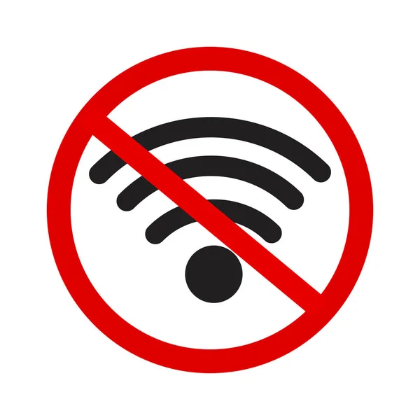 Vektör eş simgesi. Wai Fay kullanımının yasaklanması. Kablosuz bağlantıyı bozuyorum. Wi-Fi kayıp sembolü. Vektör çizimi. Resim yükle.