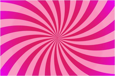 Işık arka planında geçmişe dönük pembe ışınlar. Vektör çizgisi deseni. Parlak yıldız. Güneş dokusu. Çizgi vektörü. Resim yükle.