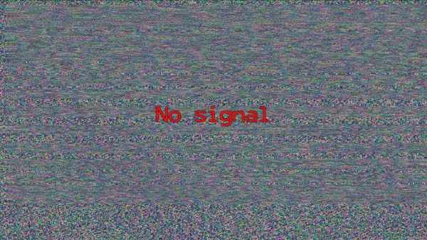 Signal Red Text Static Background Vhs Tape — стоковое фото