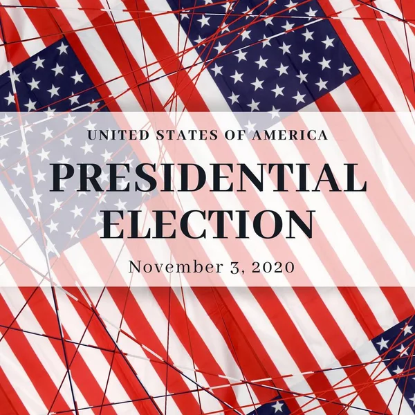 Instagram Post Estados Unidos Presidenciales Noviembre 2020 — Foto de Stock