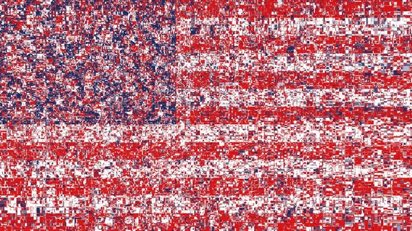 Bandiera Americana Originale Contesto Usa Effetto Artistico Divertente Bandiera Americana — Foto Stock