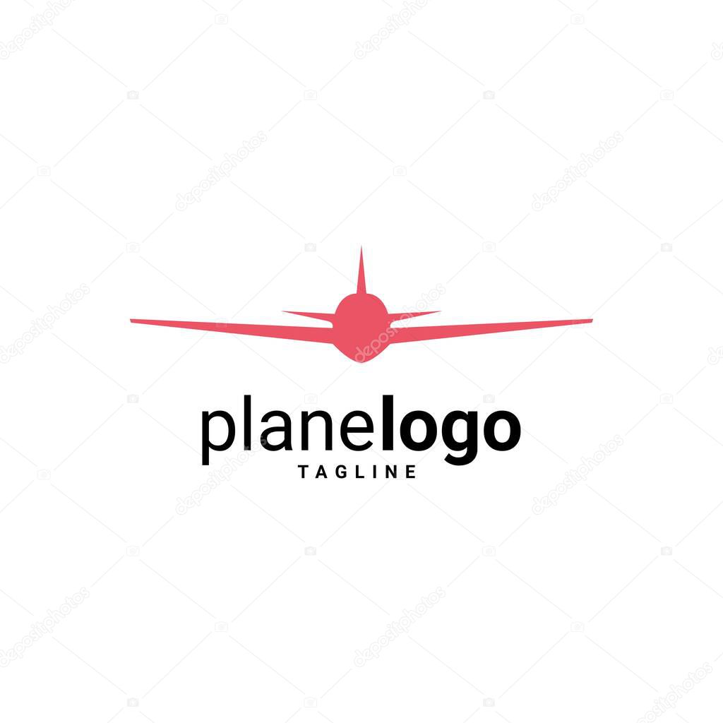 Airplane Logo Template Design Vector