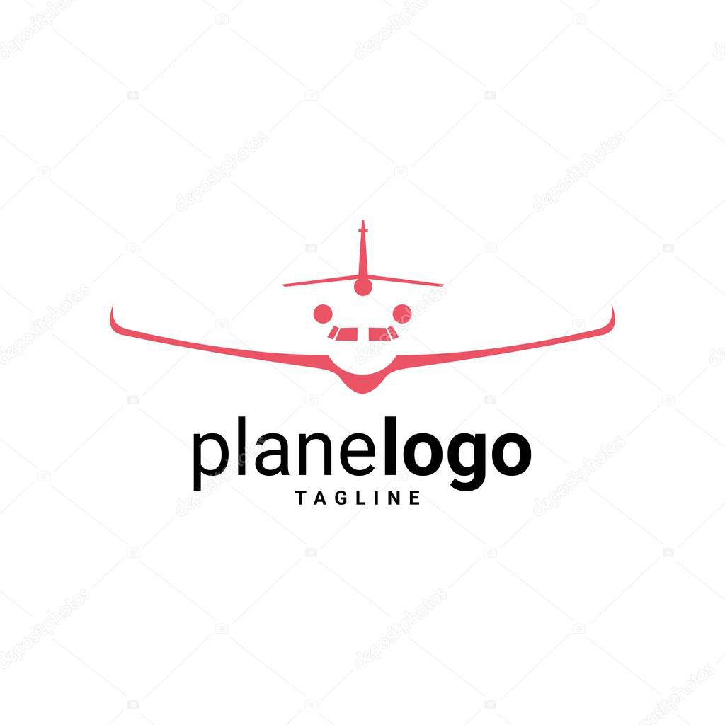 Airplane Logo Template Design Vector