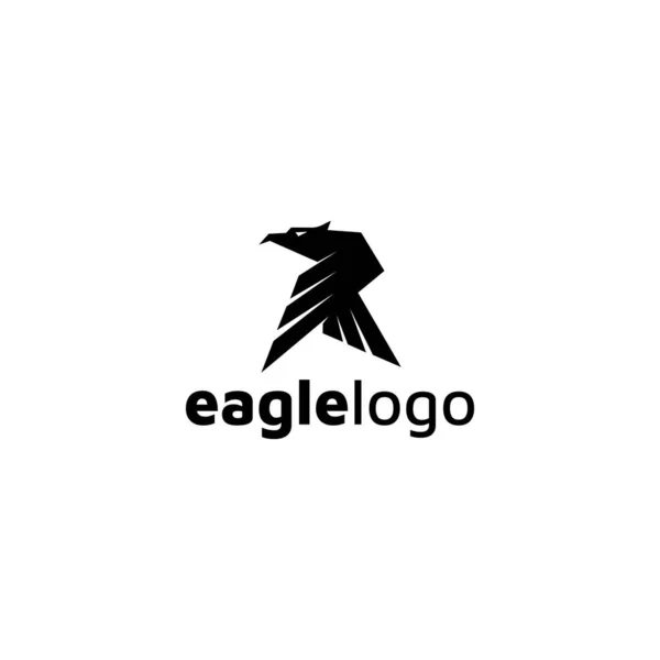 Modelo de vetor de design de logotipo de ícone de águia — Vetor de Stock