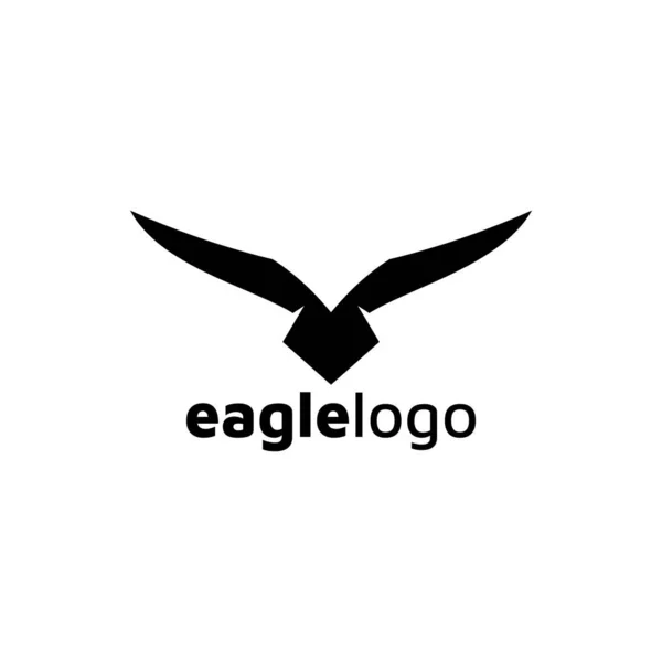 Modèle vectoriel de conception de logo icône aigle — Image vectorielle