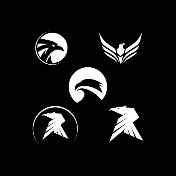Eagle ikon logo design vektor mall — Stock vektor