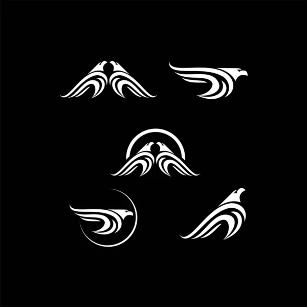 Eagle ikon logo design vektor mall — Stock vektor