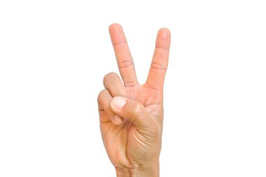 zafer iki parmak kavramı ile el