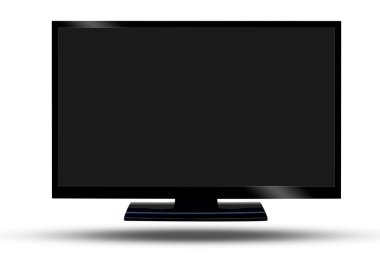 TV düz ekran lcd, geniş ekran görüntü aygıtı üzerinde sununuzu göstermek